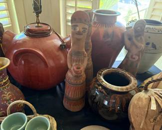 misc Mexican pottery