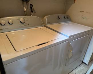 Whilpool washer and dryer