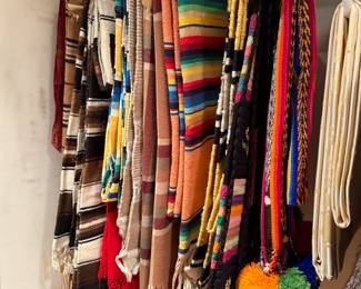 mexican blankets - vintage