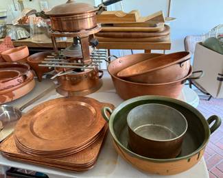 copper and pottery
