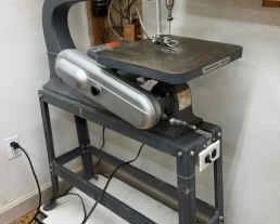 Rockwell Delta Scroll Saw on Stand with Light