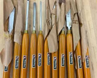 Large Collection Of Sorby Turning Tools