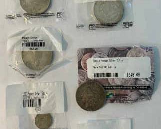 Historic U.S. Silver Coin Collection Morgan, Peace, and Mercury Dimes