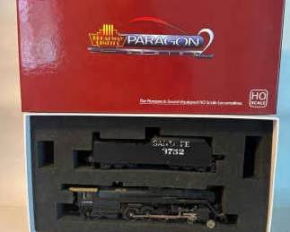 Broadway Limited HO Paragon2 Reading T1 484 Steam Locomotive Custom Lettered ATSF 3752 w Soun