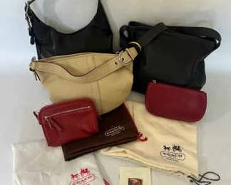 Authenticated Coach Handbag Accessory Collection