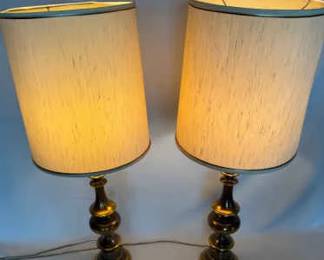 Pair of Vintage Underwriter Laboratories Table Lamps