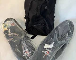 Outdoor Adventure Gear Set Backpack New Snowshoes