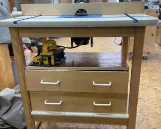 Rockler Router Table Station with Fence, Dust Port MicroJig GRRRipper