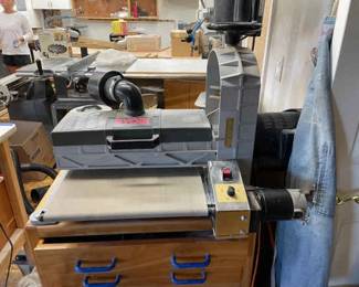 Ryobi Drum Sander with Rikon Dust Extractor
