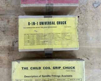 Vintage Wood Lathe Chuck Lot
