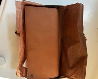 S135 - $40 - Hartmann Leather Long Wallet. New in box.