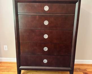 S70 - $250 - Pulaski Midtown Chest. in good condition. Drawers slide well. A couple of small blemishes on bottom right, see photos. Overall good quality. 40"W x 19"D x 54"T