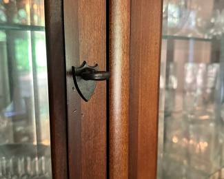S42 - $300 - Broyhill China Cabinet. 61"W x 18"D x 85"T