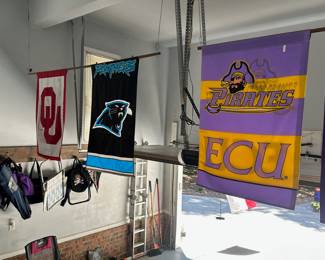 S146 - S147 -$25 each - Panthers Banner and University of Oklahoma