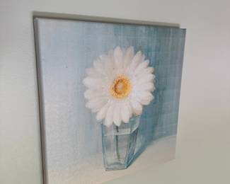 S76 - $15 - Set (4) of Floral Wall Art 11" square