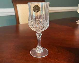 S37 - $35 - Set of 7 Longchamp Cristal D'arques 6.6"Tall