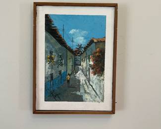 S28 - $125 - Signed Oil Painting. 9.5 x 12