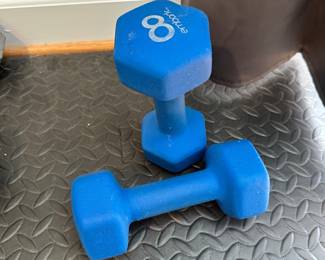S91 - $10 - Set of 8lb Dumbbells