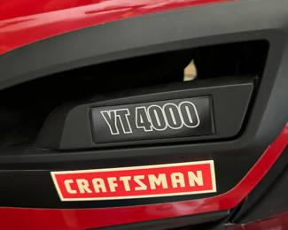 S179 - $950 - Craftsman YT 4000 Lawn Mower. In good condition. 206 hours of run time. No issues starting and ready for its new home. Model # 917 288561