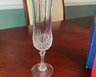 S39 - $75 - Cristal D'arques Longchamp 8" set of 6. No chips or cracks.