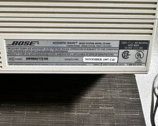 S27 - $75 - Bose Music System. Tested and working. Comes with remote.