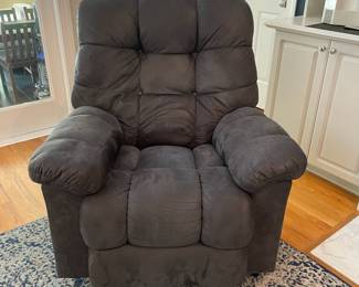 S29 - $125 - LaZBoy Gray Recliner. Fabric is clean. Ability to recline is fully functioning. This is from a home with dogs. Not on the furniture but in the home. 40" W x 34"D x43"T