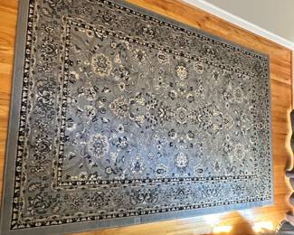 S60 - $30. Unique Loom Kashan Collection. 5' x 8'. Polyester. Water Repellent.