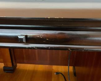 S10 - $200 - Corner Desk. Separates for transport. Scratches scuffs are pictured, please take note. You must have help picking up. 72" x 30" x 30.5"