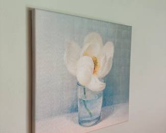 S76 - $15 - Set (4) of Floral Wall Art 11" square