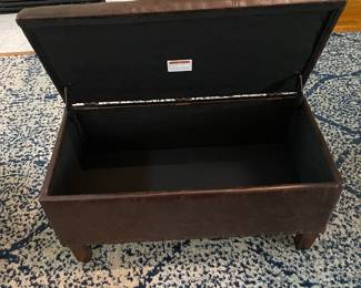 S3 - $20. Ottoman with storage. 32"w x 15"d x 17"t