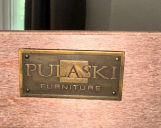 S70 - $250 - Pulaski Midtown Chest. in good condition. Drawers slide well. A couple of small blemishes on bottom right, see photos. Overall good quality. 40"W x 19"D x 54"T