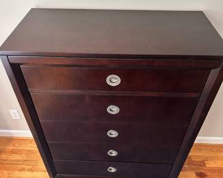 S70 - $250 - Pulaski Midtown Chest. in good condition. Drawers slide well. A couple of small blemishes on bottom right, see photos. Overall good quality. 40"W x 19"D x 54"T