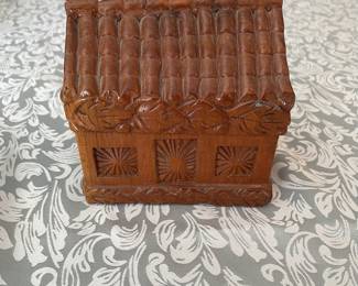 S20 - $40 - Handmade in Honduras carved from wood block. 6"T