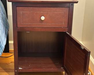 S79 - $15 - Well loved. Signs of wear. Small nightstand that could use a little TLC. 19"x15"x25"
