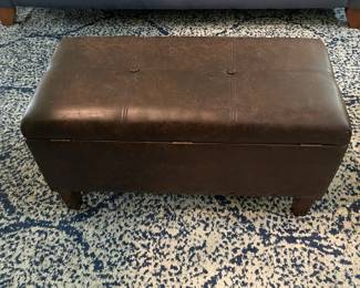S3 - $20. Ottoman with storage. 32"w x 15"d x 17"t