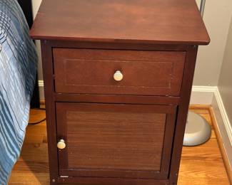 S79 - $15 - Well loved. Signs of wear. Small nightstand that could use a little TLC. 19"x15"x25"