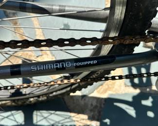 S148 - $175 - Schwinn Ranger 2.4S Mountain Bike. In good condition. Rides well. Cushioned seat good condition. The tires need some air. Pegs for a friend to hop on. The chain runs smooth despite surface rust.