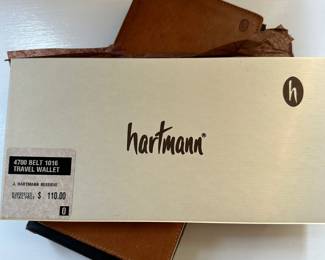 S134 - $40 - Hartmann Leather Long Wallet. Brand new with packaging, Retailed $110.
