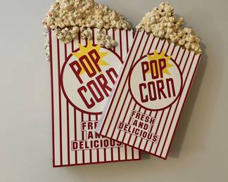 S55 - $25 - Popcorn 3D Galvanized Steel Sign