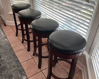 S83 - $100 - 4 Barstools in Good Condition. 27"Tall 15" Seat Diameter