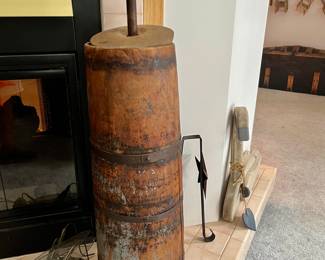 Antique churn