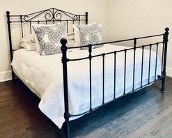 Iron French Country Bed
