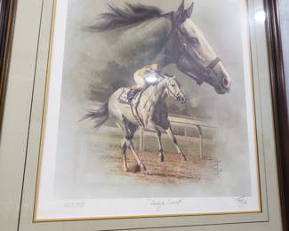 FRED STONE FRAMED PRINT: LADY'S SECRET