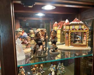 Large collection of Hummel figurines