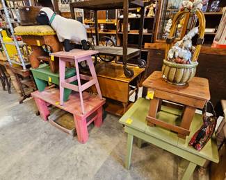 More painted stands
