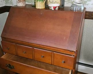 Drop front desk