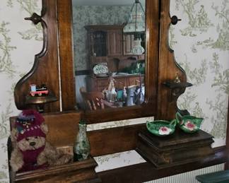 Wall mirror/shelf