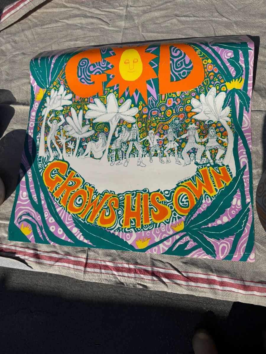 Mid century psychedelic poster