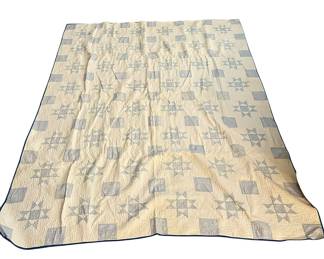 Blue White Quilt