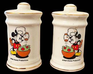 Walt Disney Salt Pepper Shakers